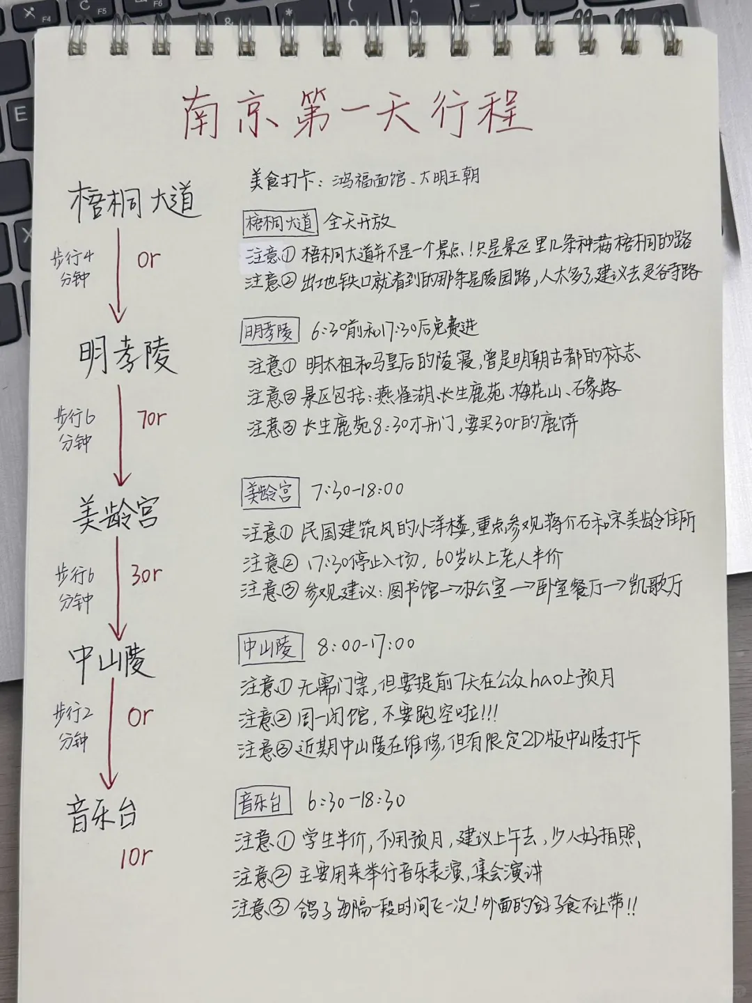 被自己花了一整晚做的南京攻略满意哭了