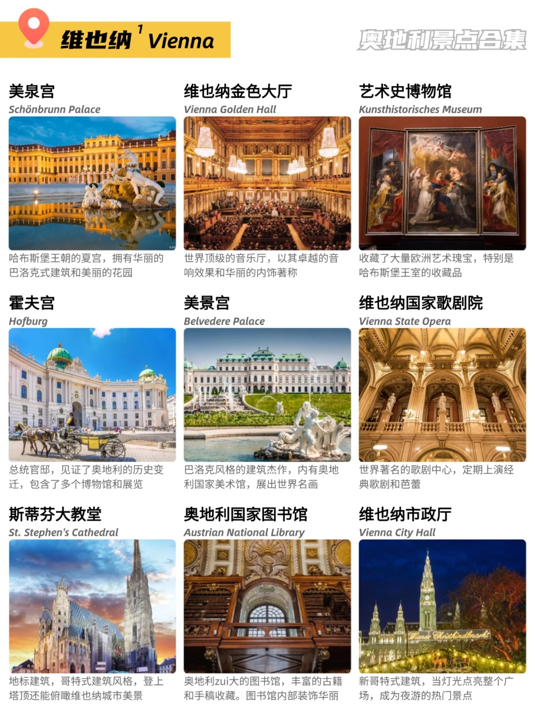 🇦🇹奥地利72个景点合集