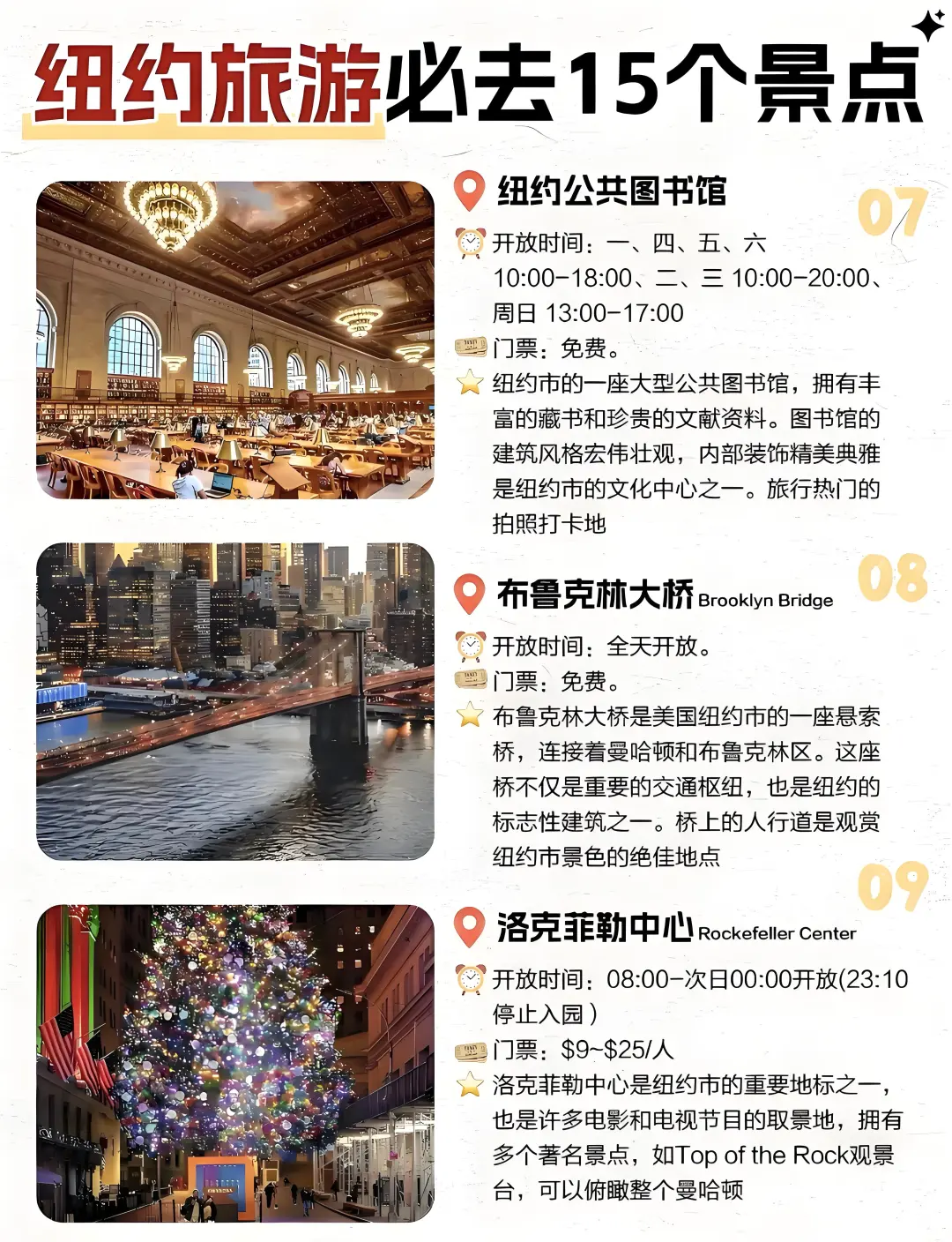 纽约攻略❗这些地方也太好拍了吧📸