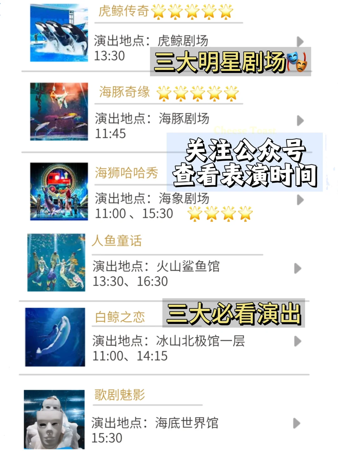 上海海昌海洋公园一日游旅游攻略(超详细!)