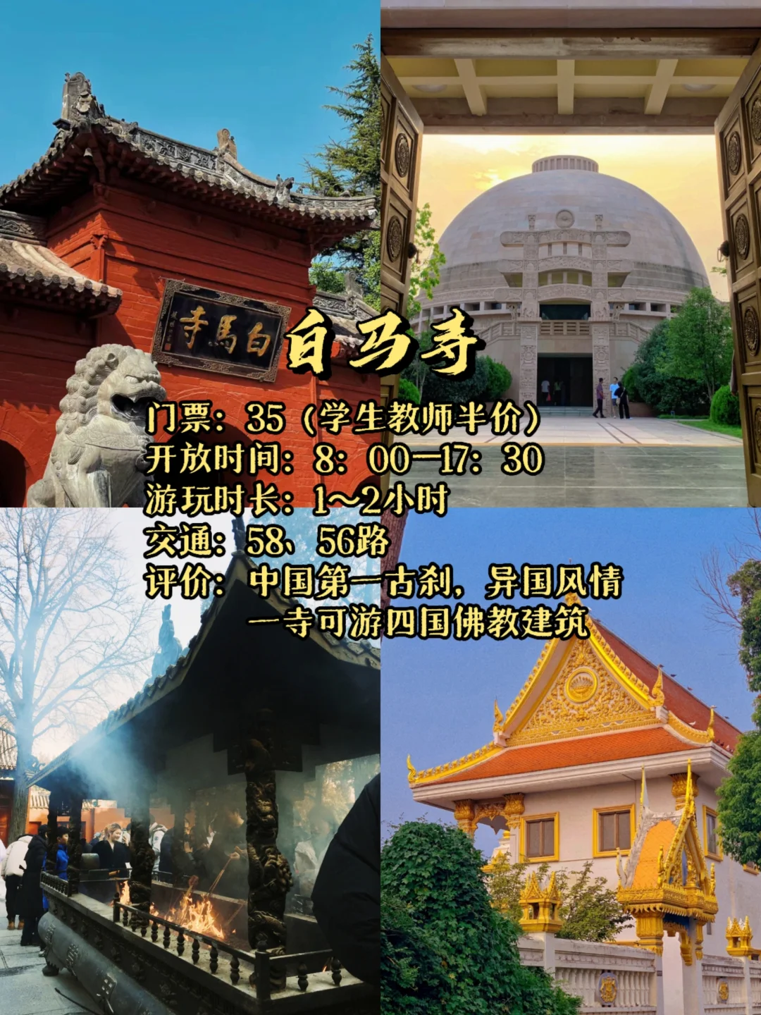 人生建议‼️洛阳这九个景点dei去 | 攻略