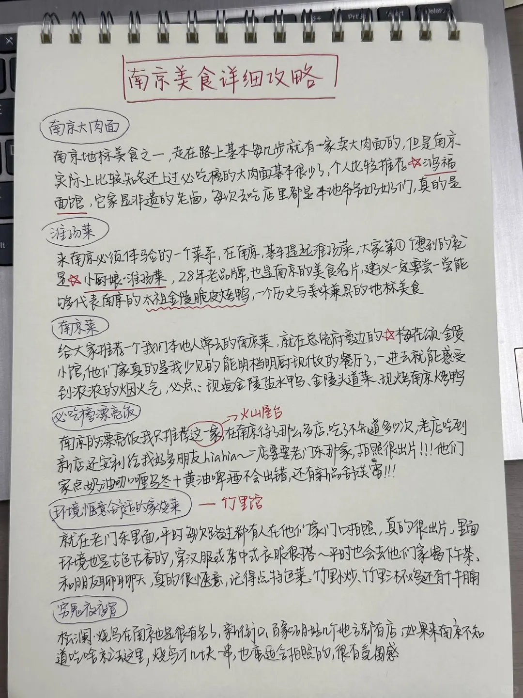 被自己花了一整晚做的南京攻略满意哭了