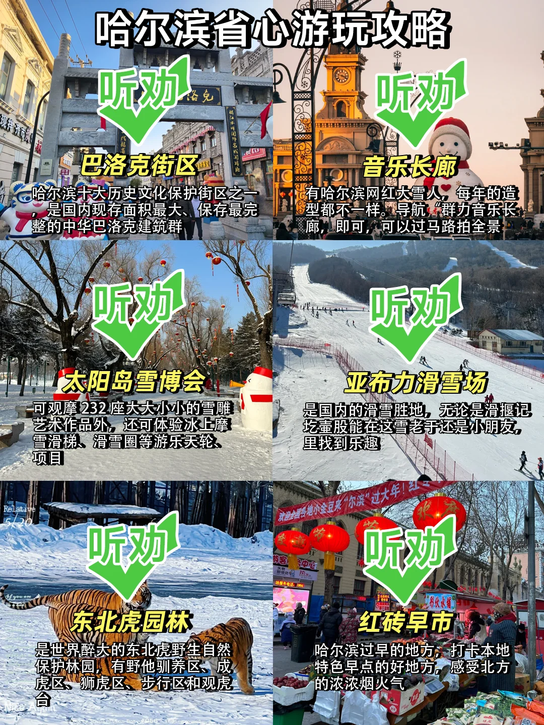 去哈尔滨之前千万别犯懒 攻略一定要看📣