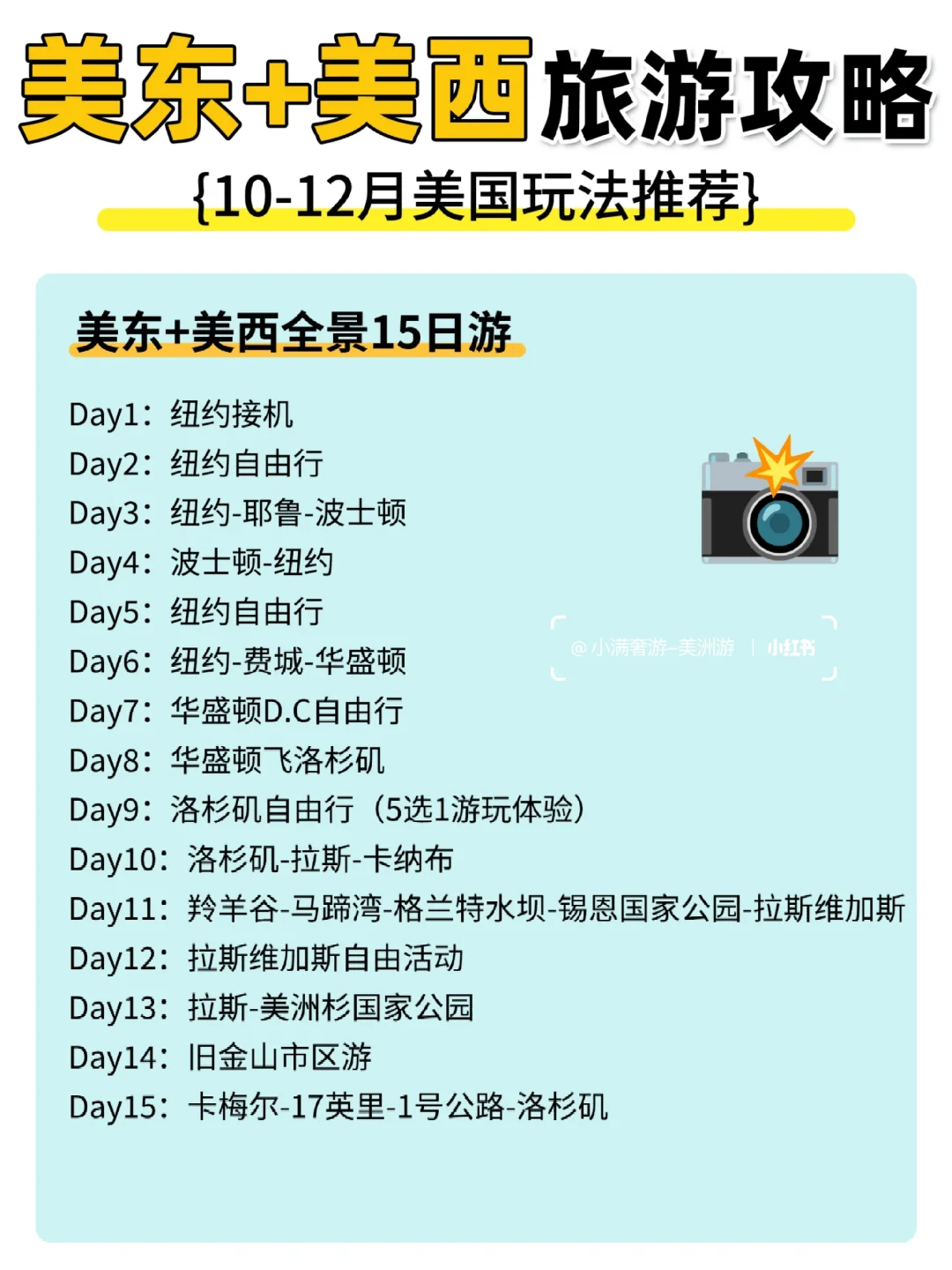 摊牌了！这四条美国旅游路线✅怎么玩都好玩