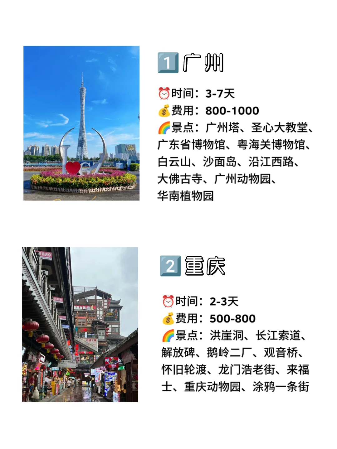 适合穷游的🔟个城市，快快码住✍️