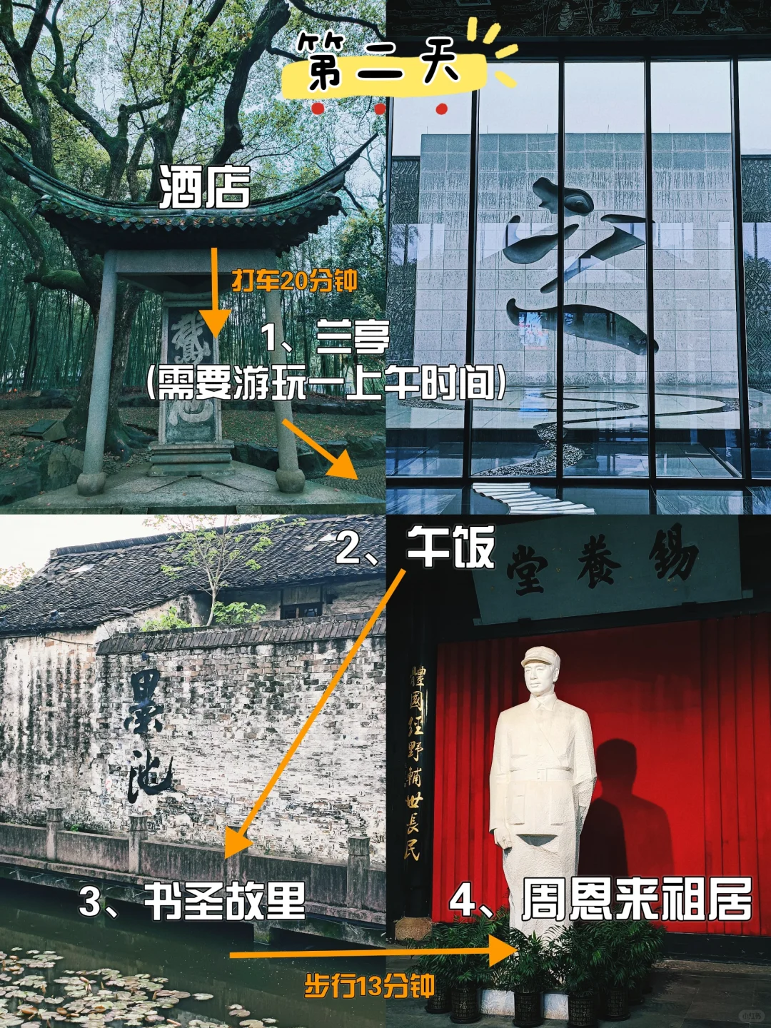 绍兴旅行🌿|景点游玩路线全攻略