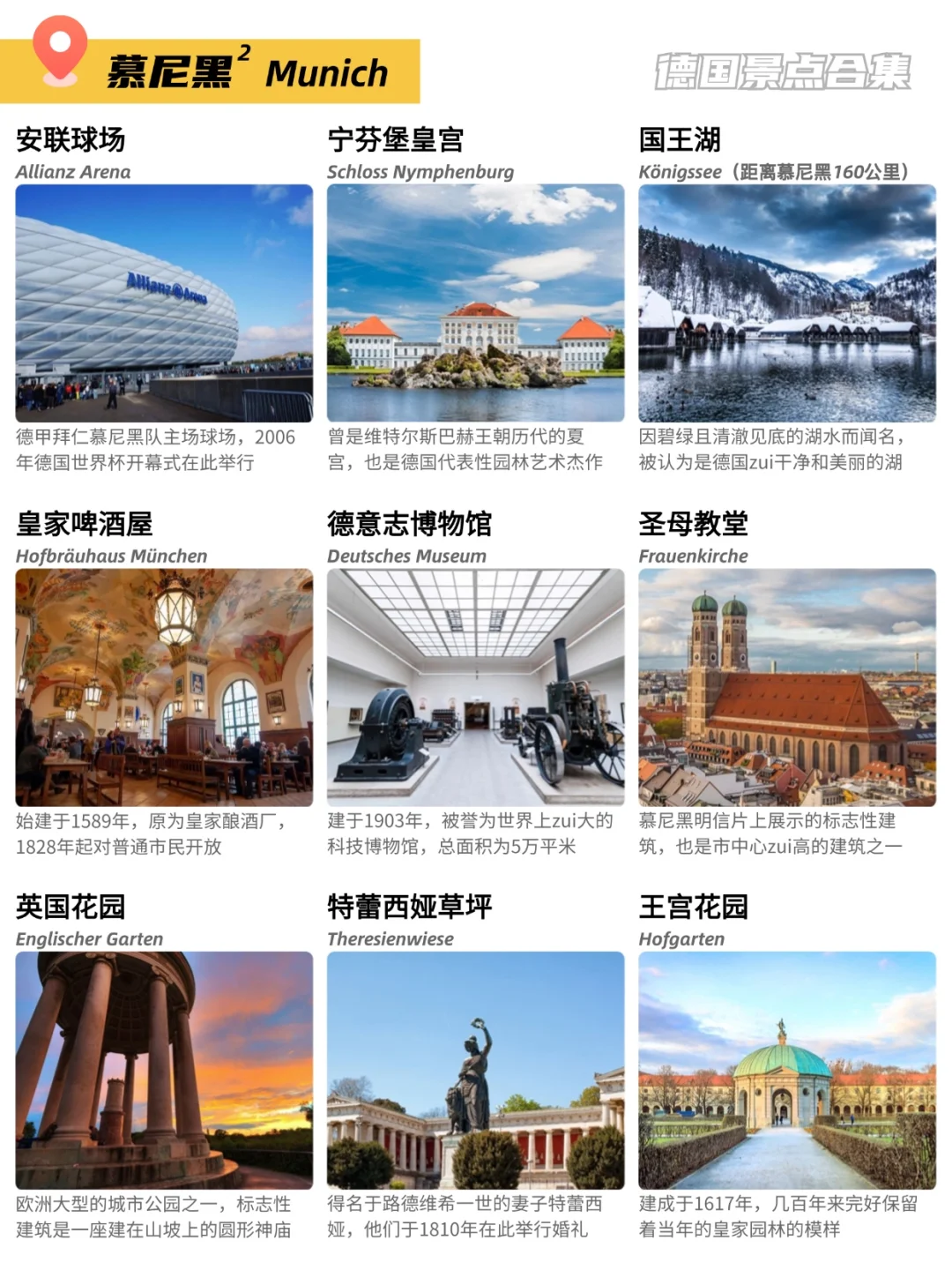 🇩🇪德国147个景点合集（上）❤️❤️