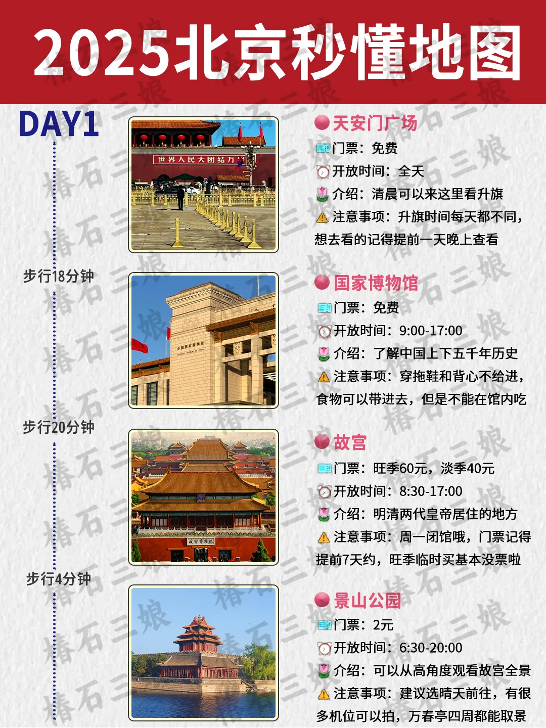 太好了😭😭终于有人把北京旅游说清楚了