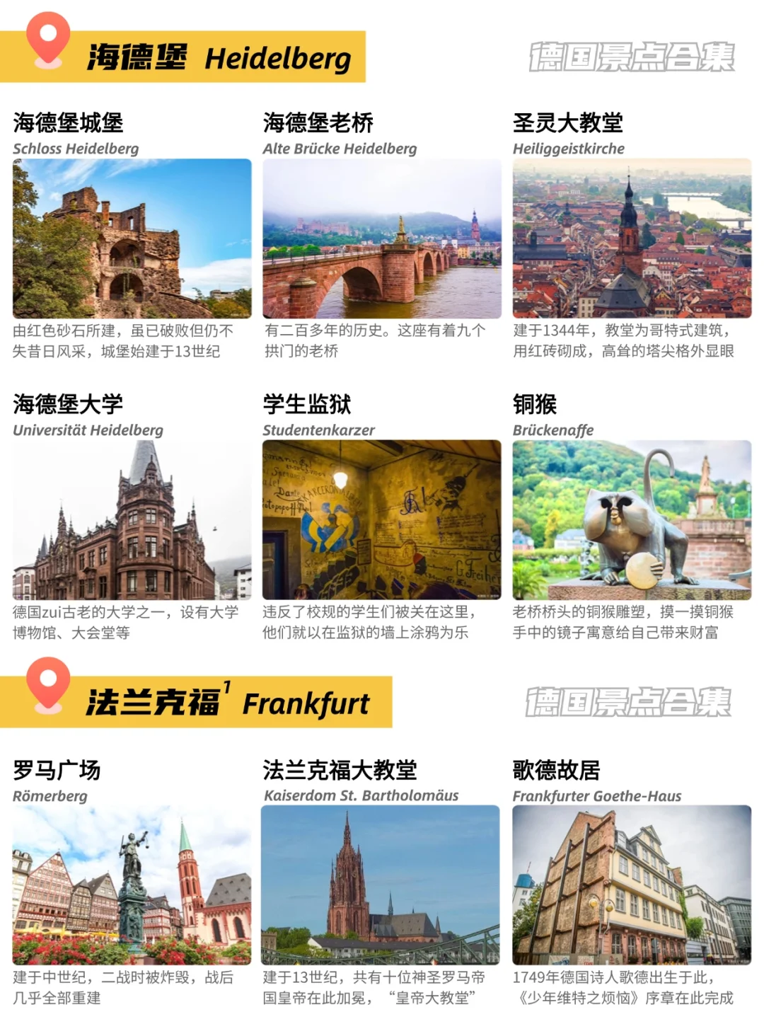 🇩🇪德国147个景点合集（上）❤️❤️