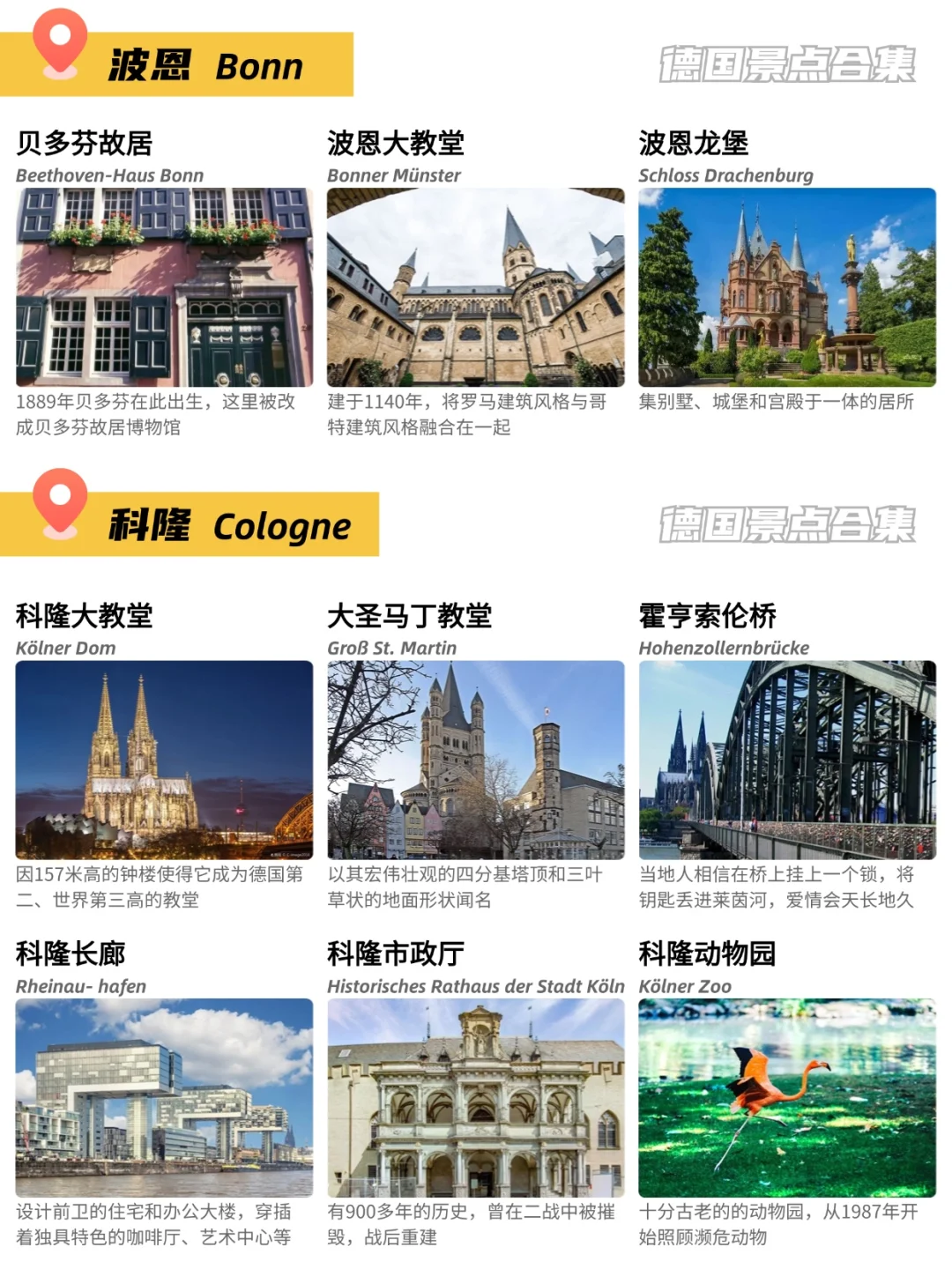 🇩🇪德国147个景点合集（上）❤️❤️