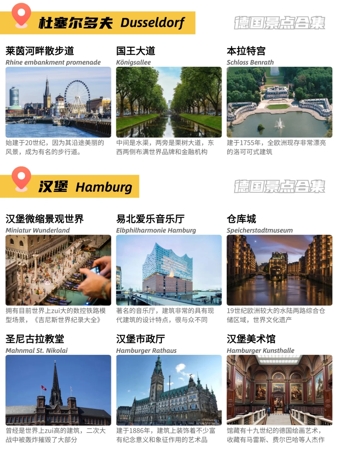 🇩🇪德国147个景点合集（上）❤️❤️