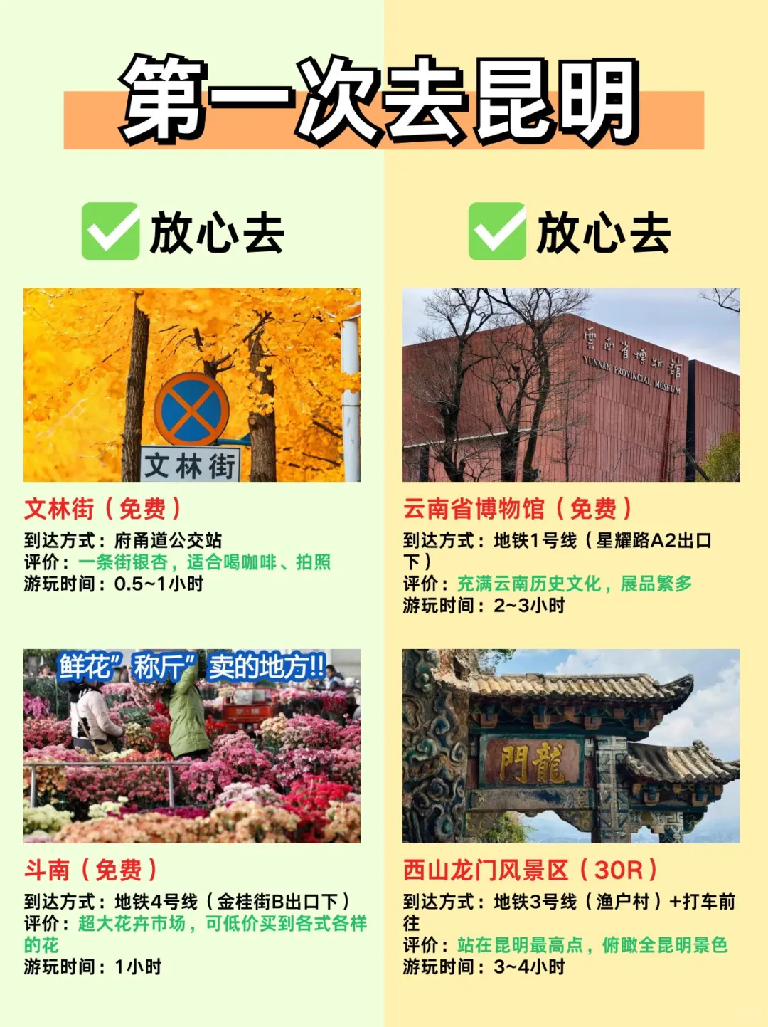 第一次来昆明必看‼️教你12～3月怎么玩