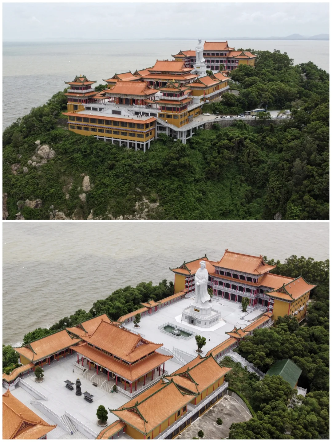 海上宫殿飞龙寺｜阳江有自己的“洛伽寺”❗