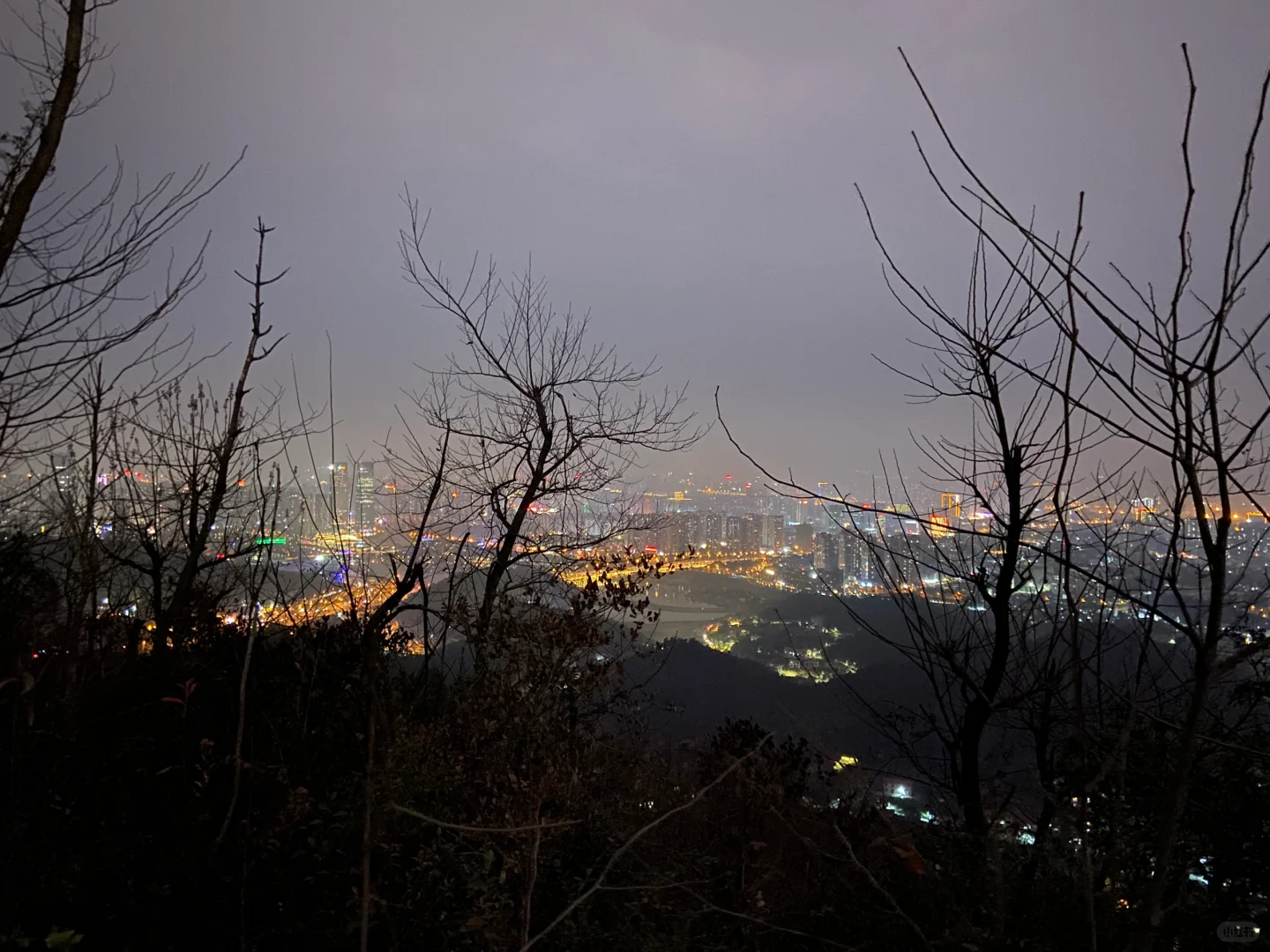 岳麓山 湘江夜色中多了一丝现代繁华之美