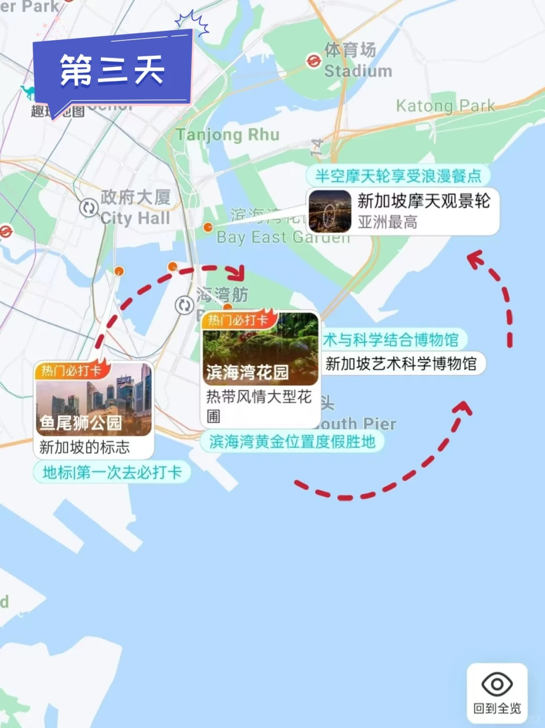 宝藏来了！新加坡四天三晚攻略，放心抄作业