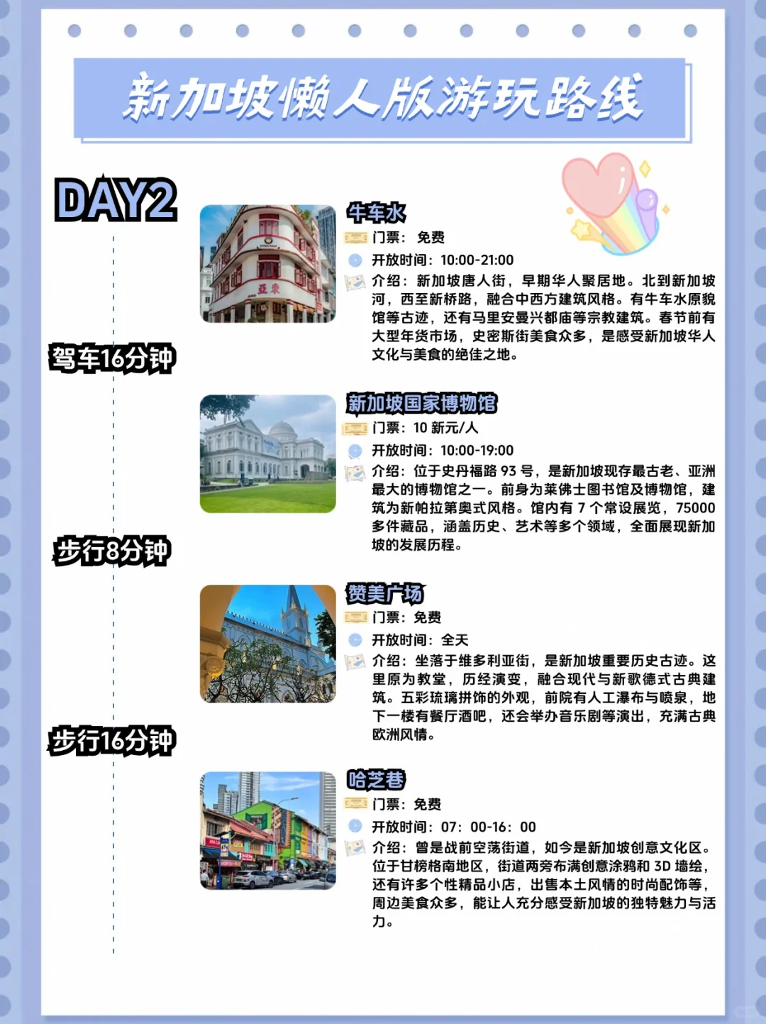 宝藏来了！新加坡四天三晚攻略，放心抄作业