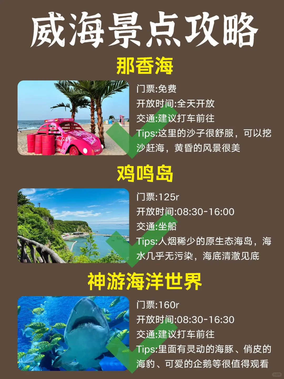 春节🔥来威海旅游的姐妹👋千万不要错过