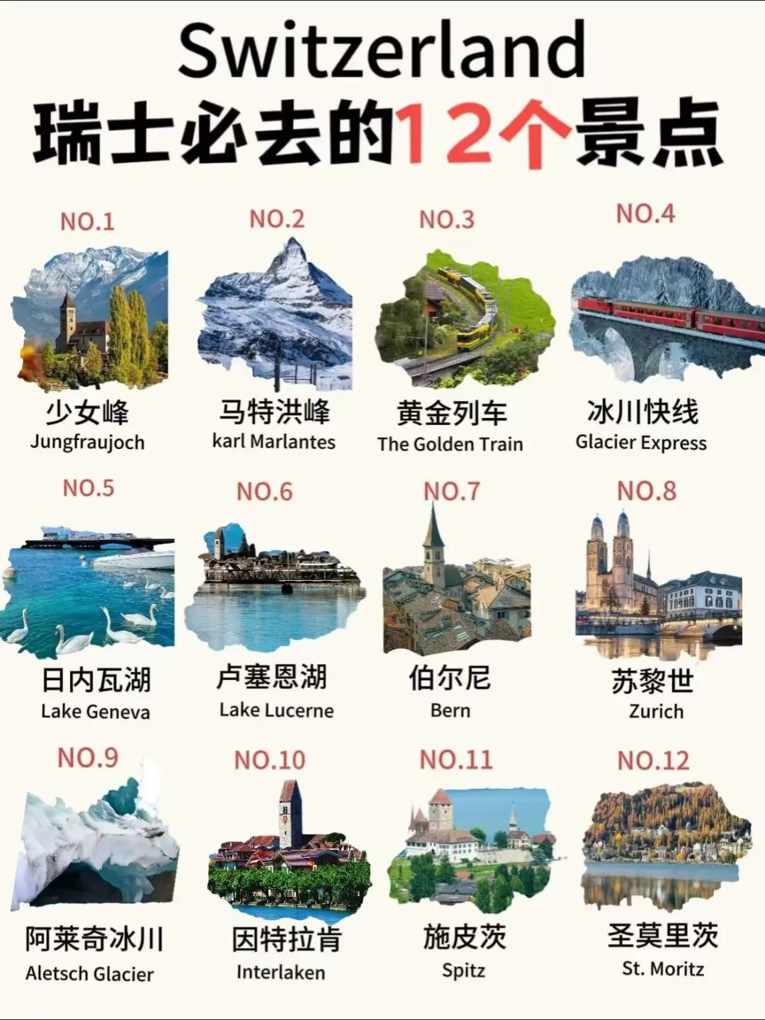 人生建议:这个冬天去瑞士①定要去这些景点