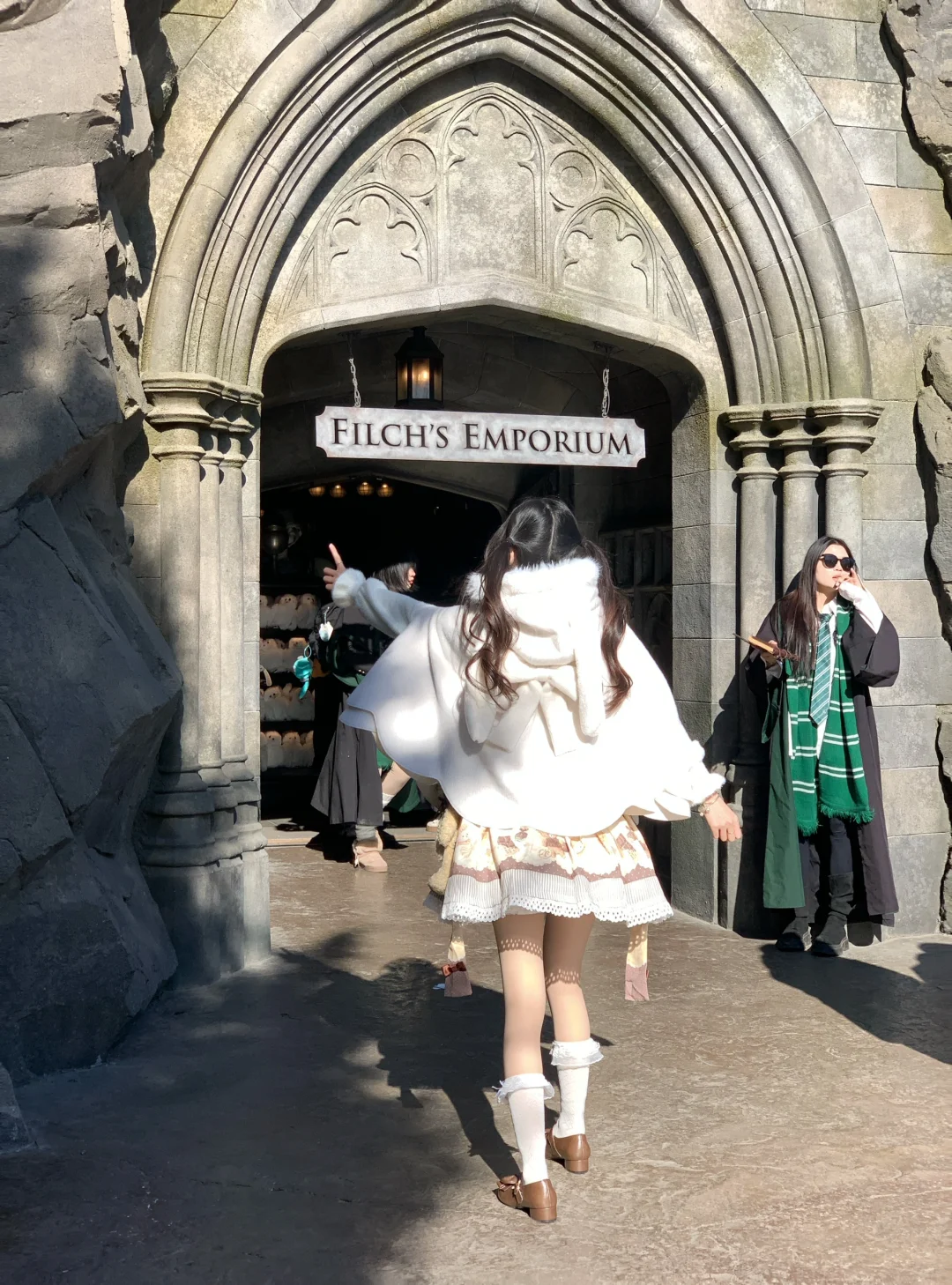 穿lolita来环球影城玩啦!!!