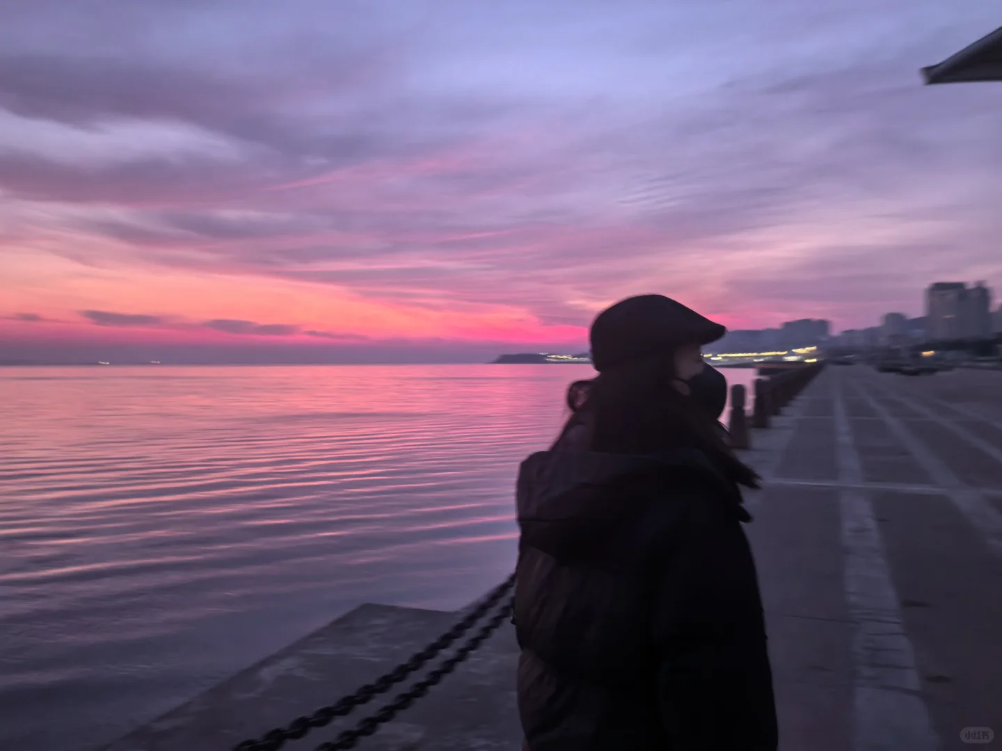 冬日去看浪漫的海