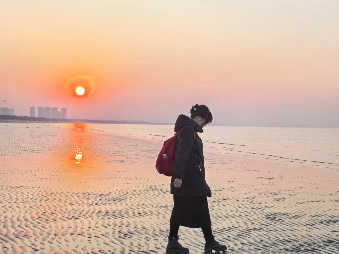 冬日去看浪漫的海