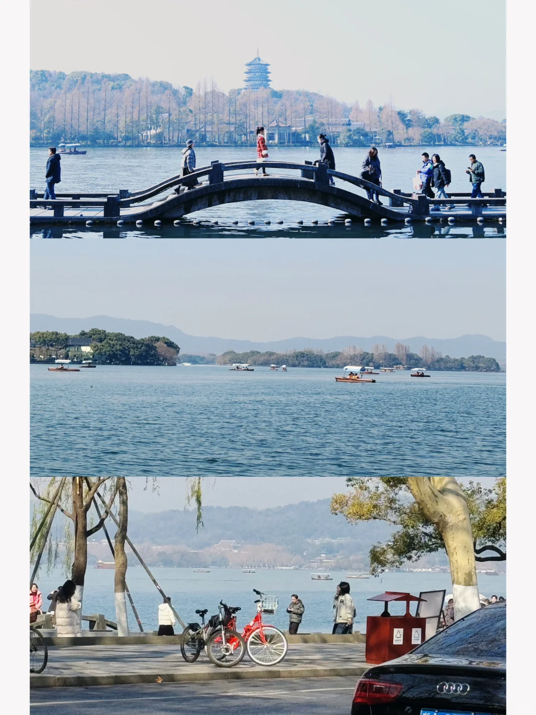 杭州遛娃|今天的西湖太美了,看一眼就……