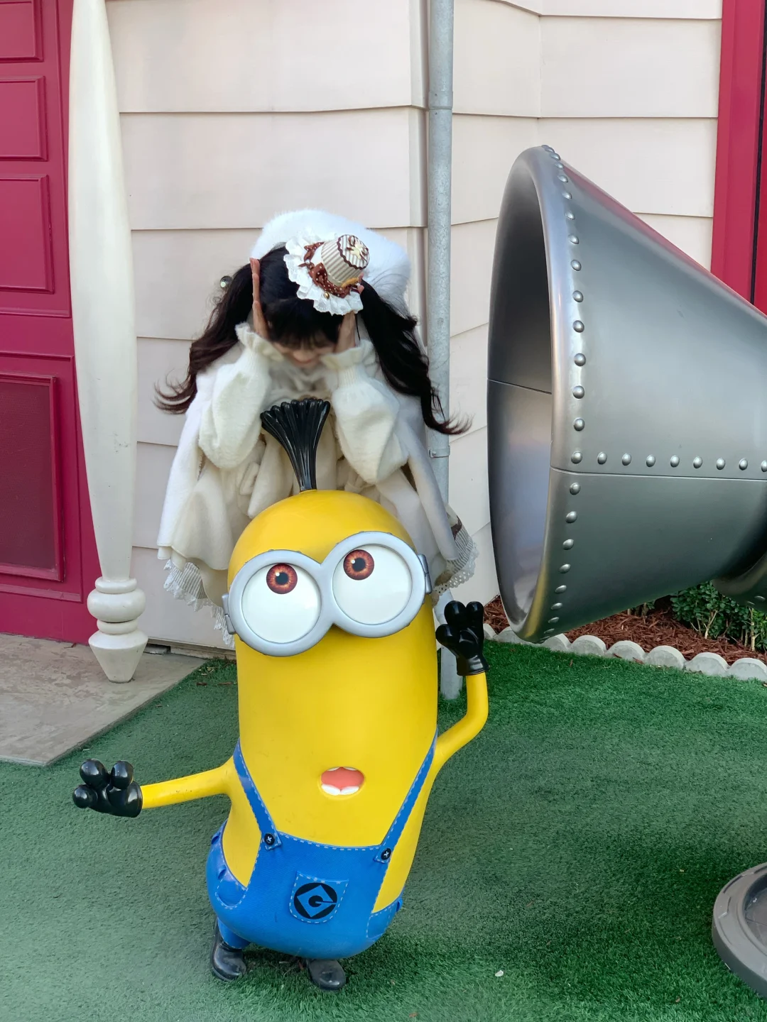 穿lolita来环球影城玩啦!!!