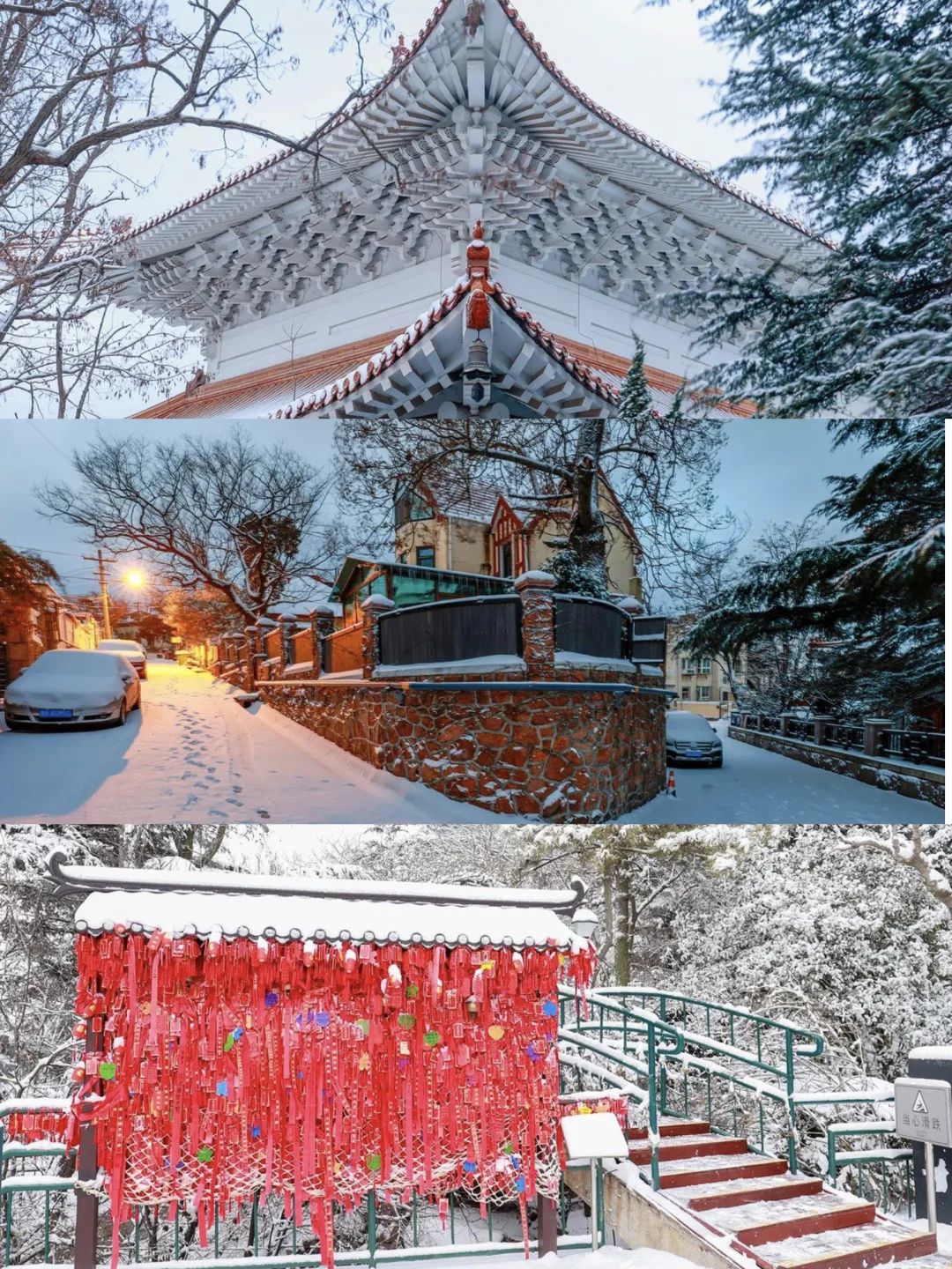 人生建议❄️一定要去青岛看雪❄️❄️