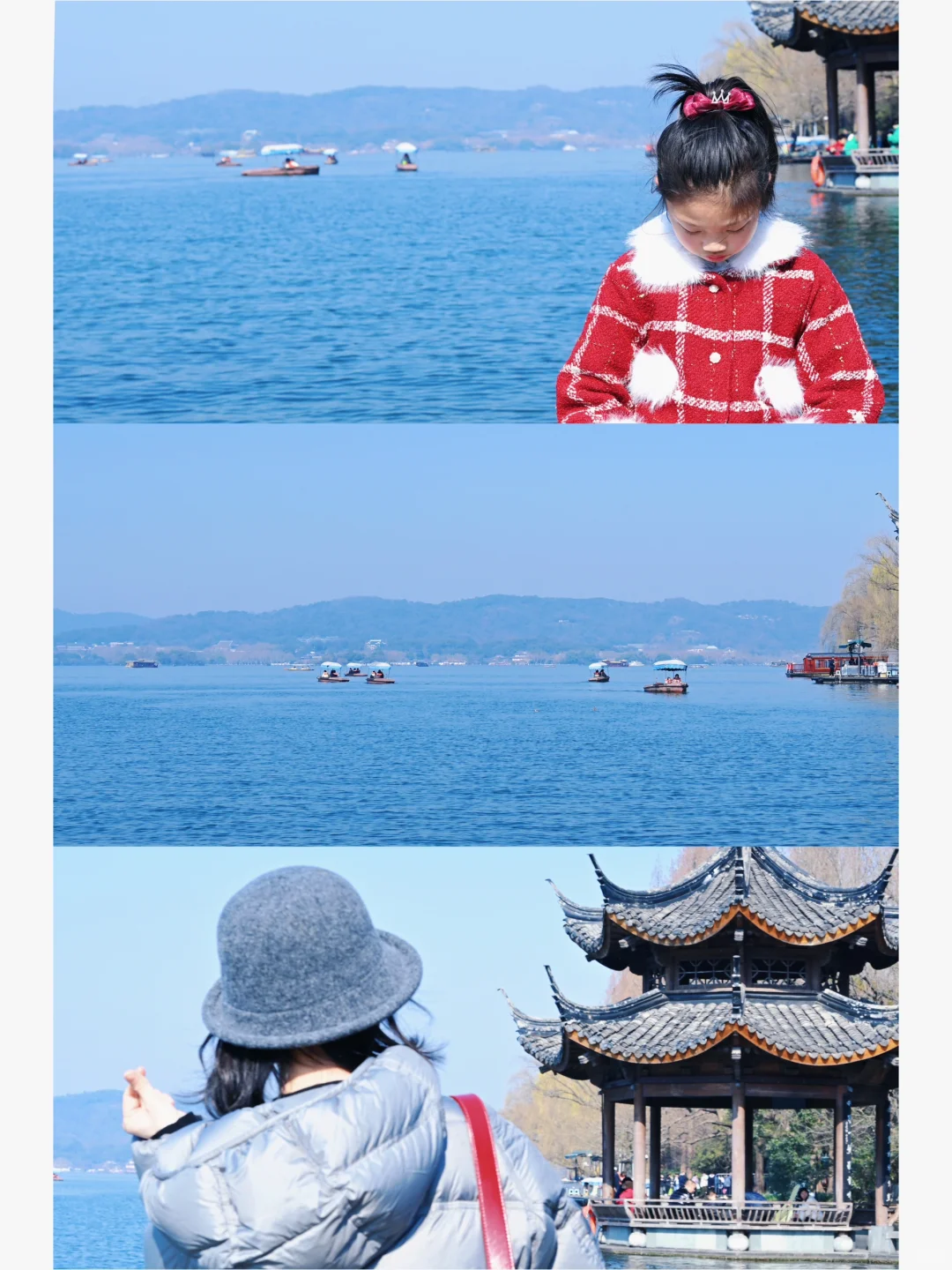 杭州遛娃|今天的西湖太美了,看一眼就……