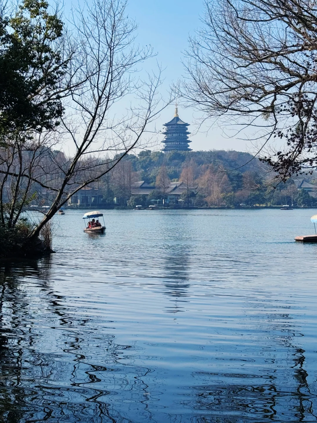 杭州遛娃|今天的西湖太美了,看一眼就……