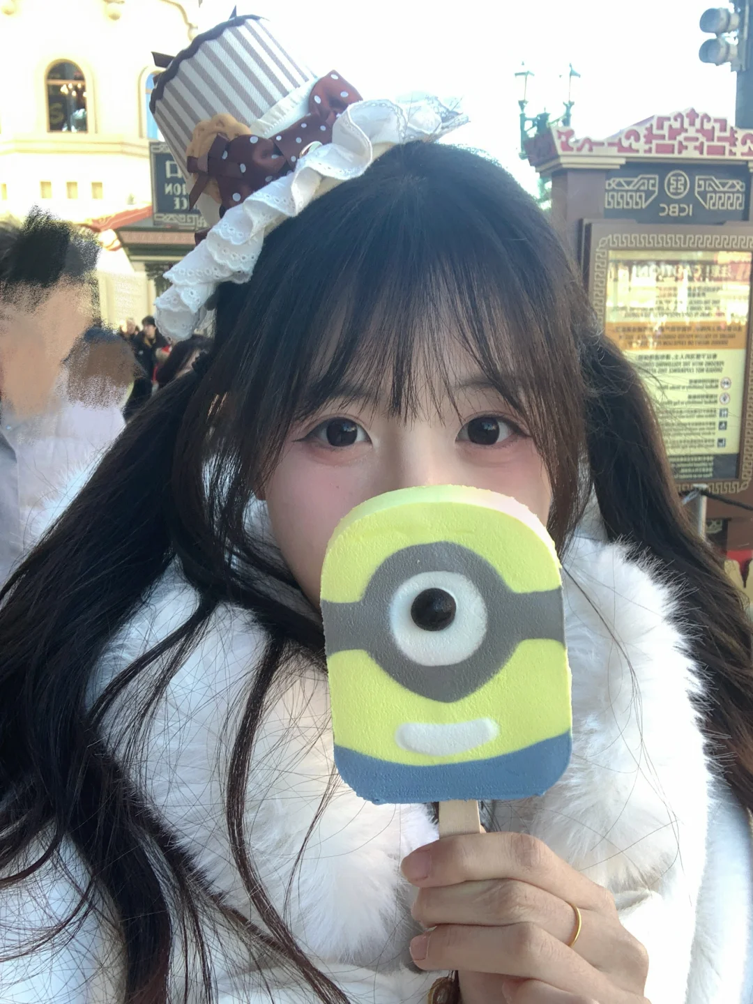 穿lolita来环球影城玩啦!!!