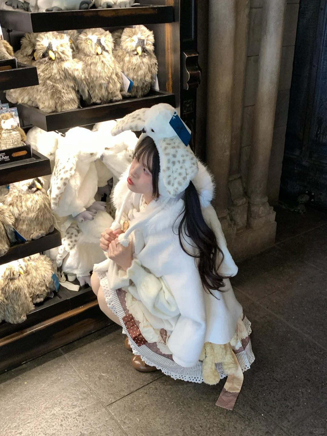 穿lolita来环球影城玩啦!!!