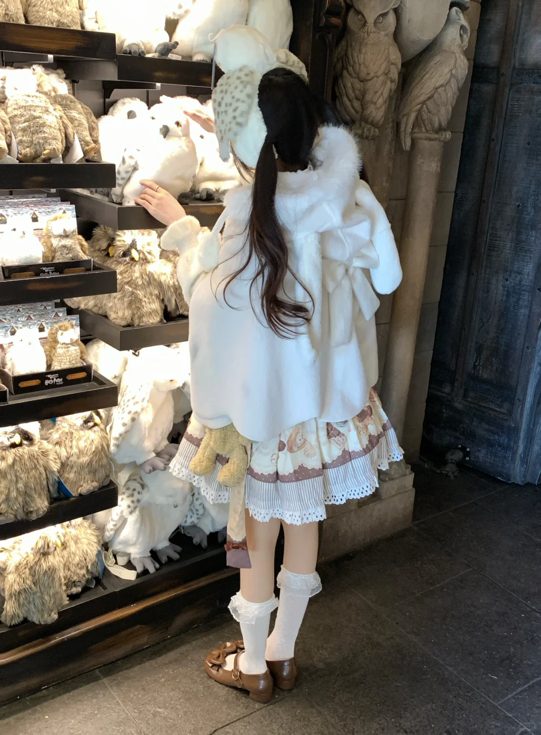 穿lolita来环球影城玩啦!!!