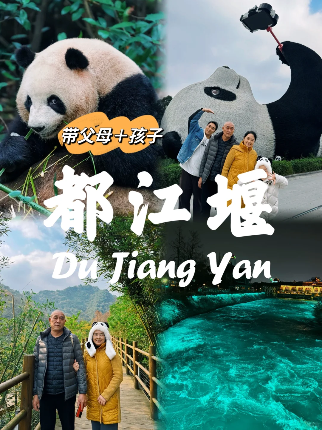 听劝‼️带爸妈不要直接去都江堰和熊猫谷