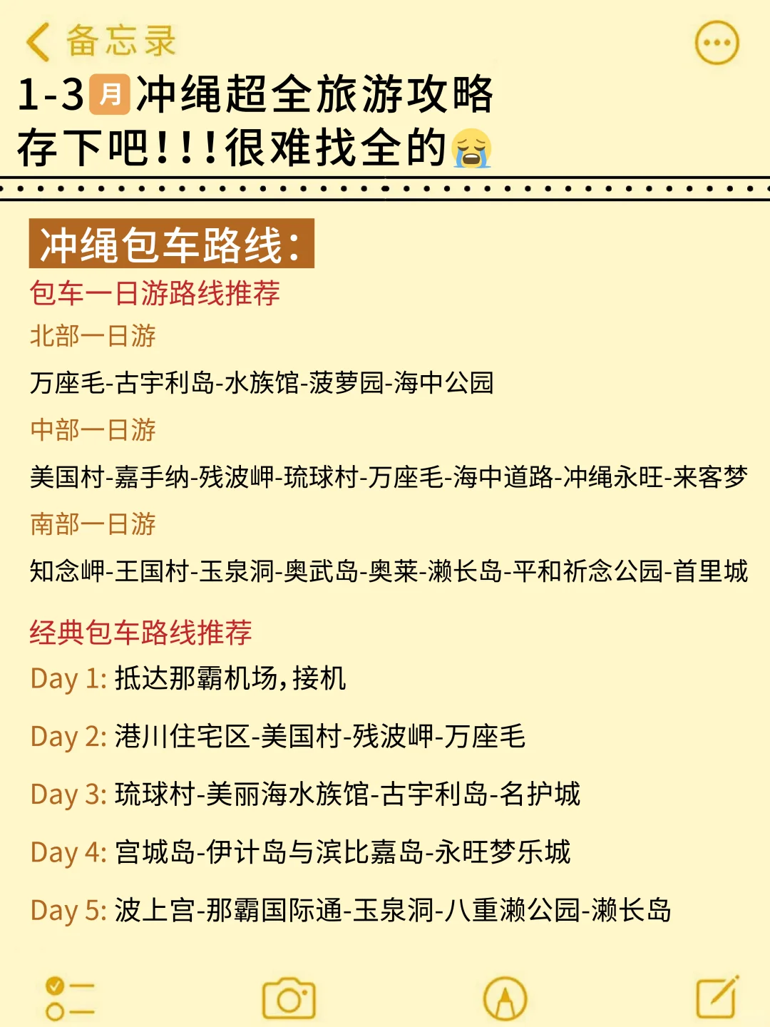 希望1-3月去冲绳的宝子👭都能刷到这篇‼️