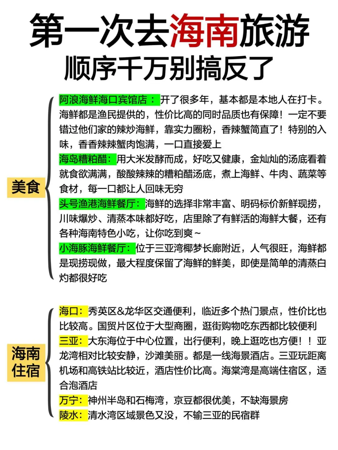 海南已回，说点有用的给1-2月去的姐妹❗️