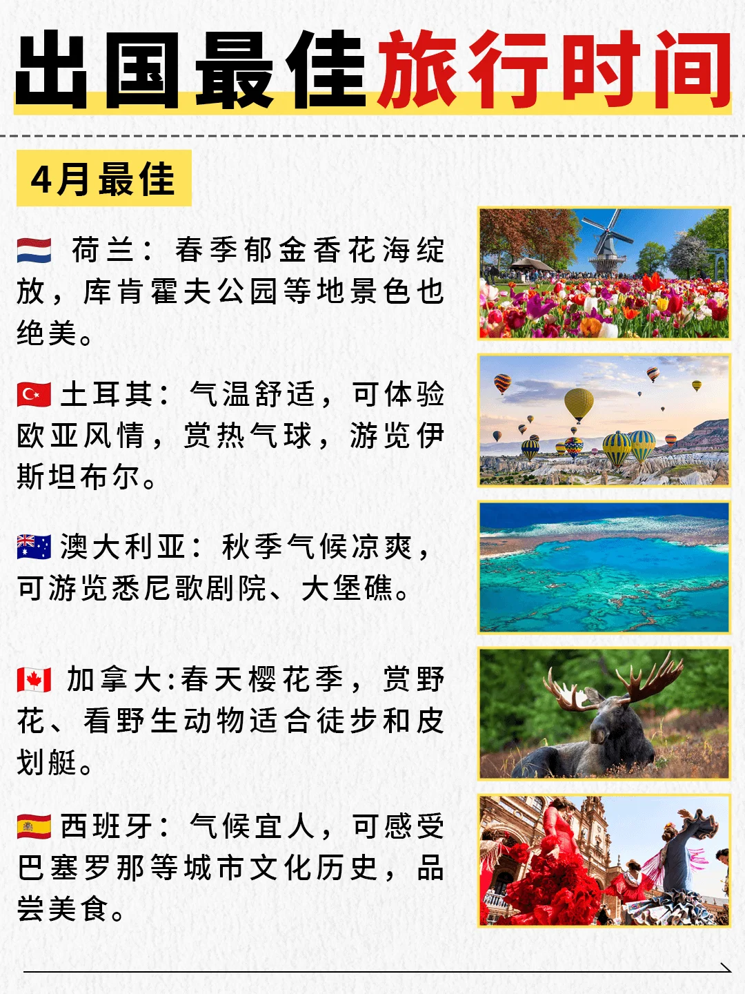 抄作业‼️1-12 月出国游玩国家推荐✅