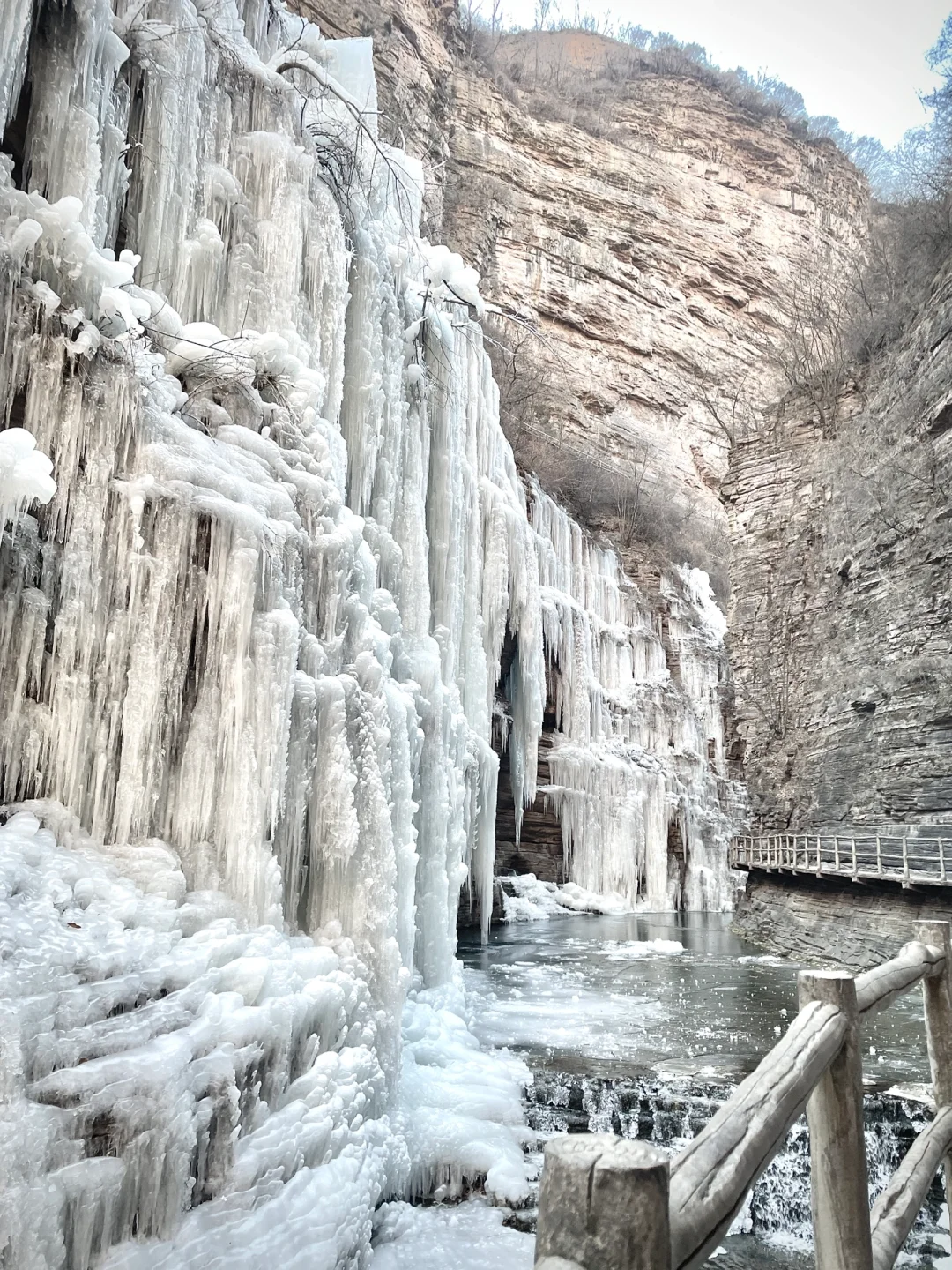 安阳｜冬季旅游和冰挂瀑布📷