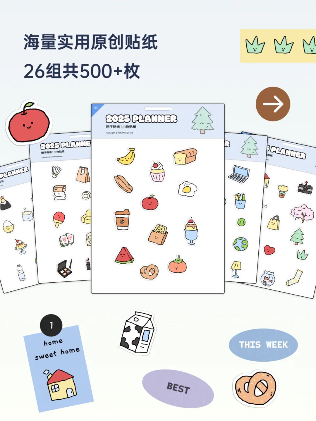 🧂2025｜全年计划日程本｜海盐团子