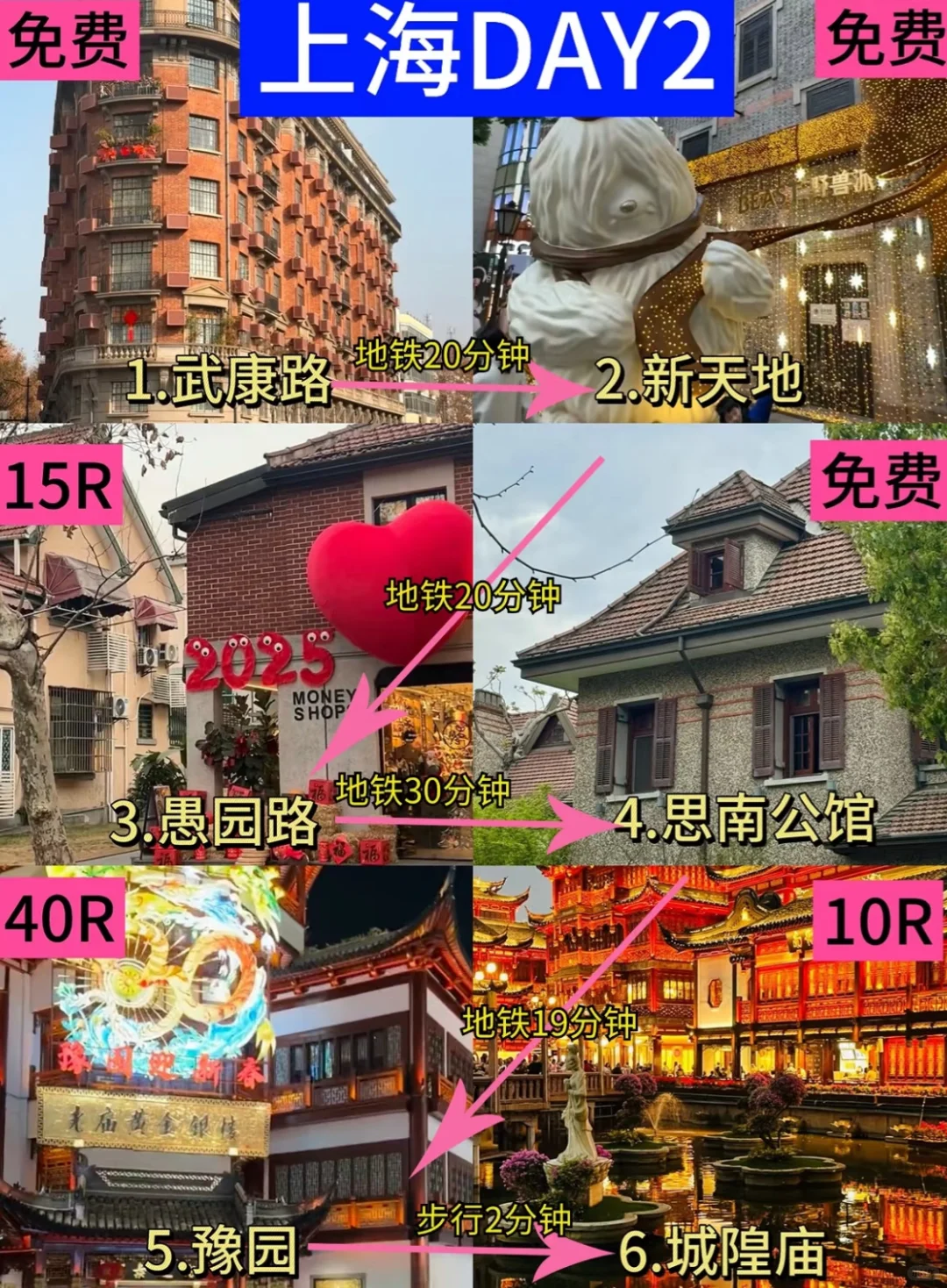 上海旅游攻略‼️1🈷️实拍！1-3月来上海必看！