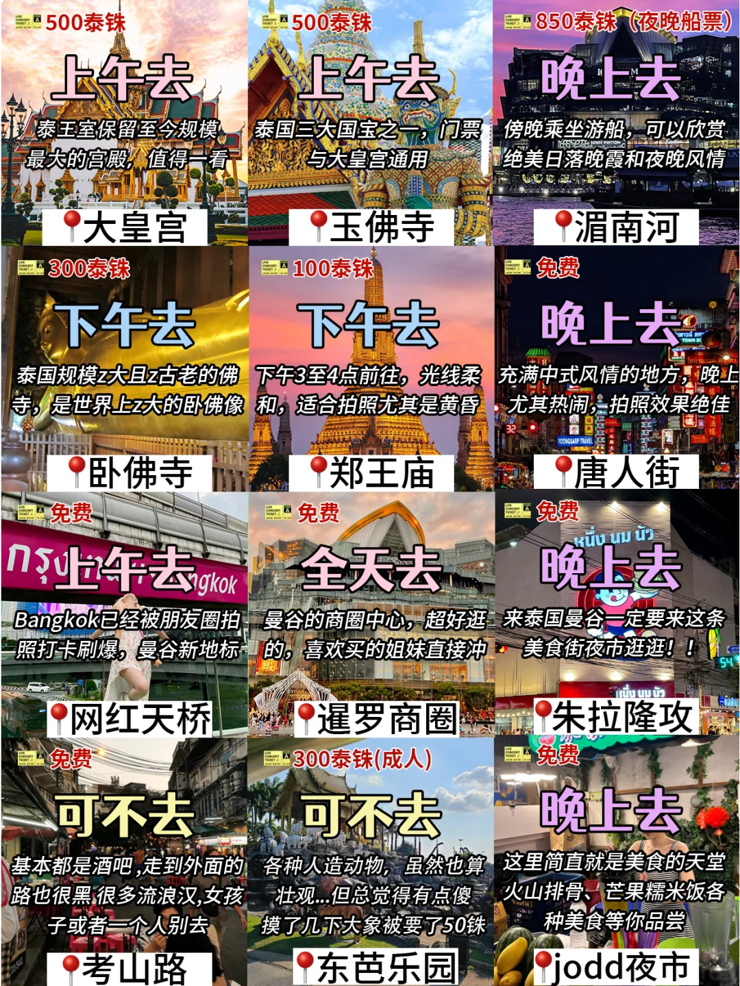 N刷泰国❗️本人做的攻略已经next level了