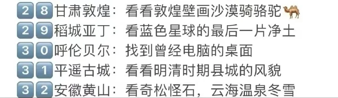 30岁前要旅游的城市！趁年轻多走走呀！