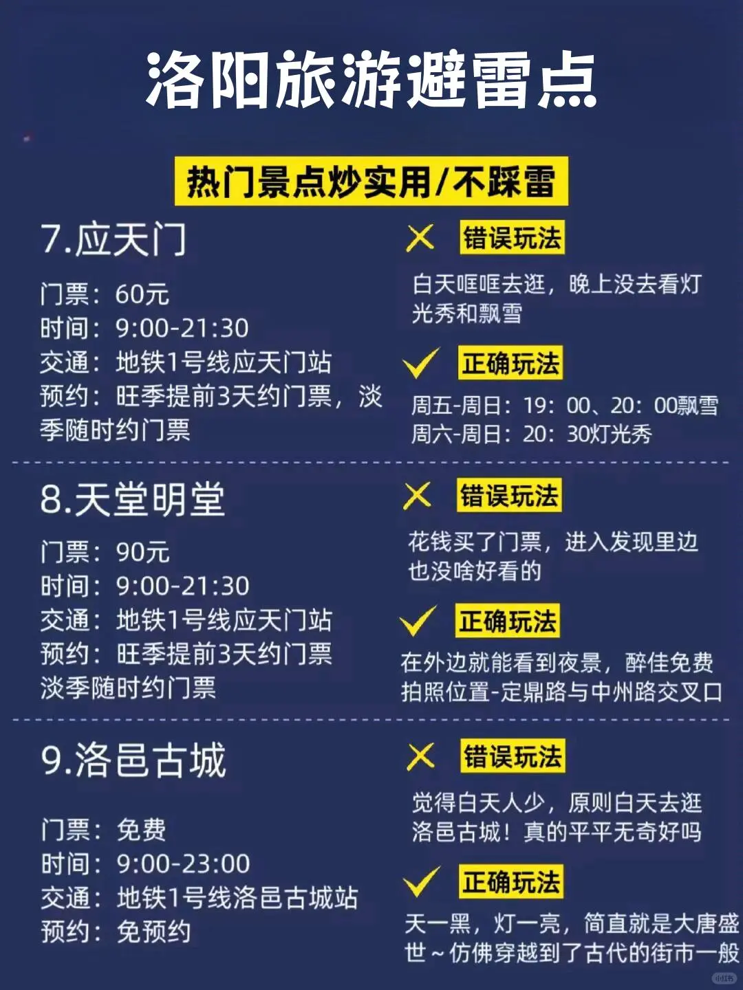 真心提醒寒假2月去洛阳的姐妹👭，注意‼️