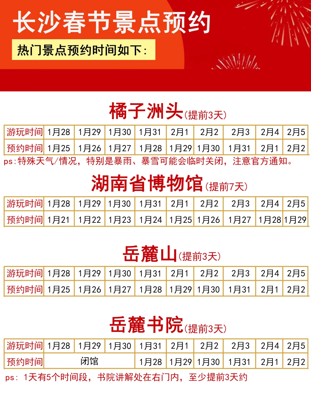 春节来长沙📣这些景点一定要预约