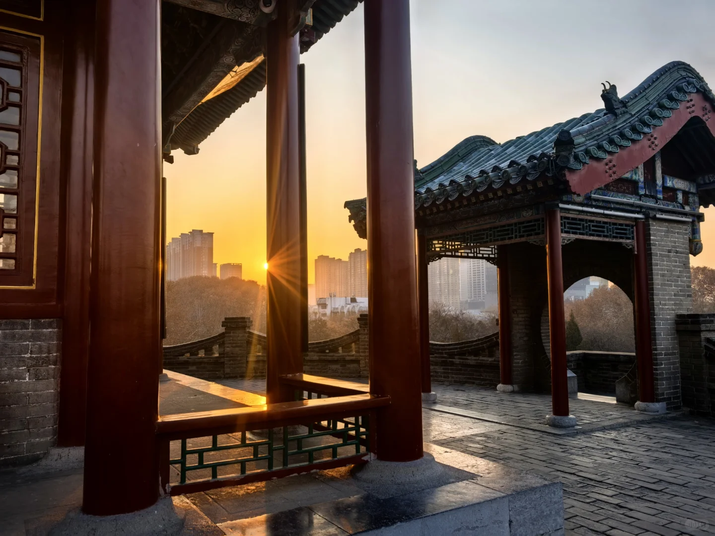 邯郸丛台公园日与夜攻略