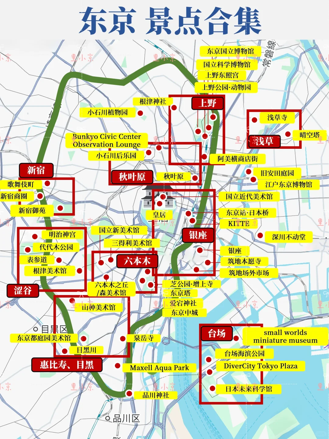 东京超全景点盘点🤙赶紧收藏码住❗️