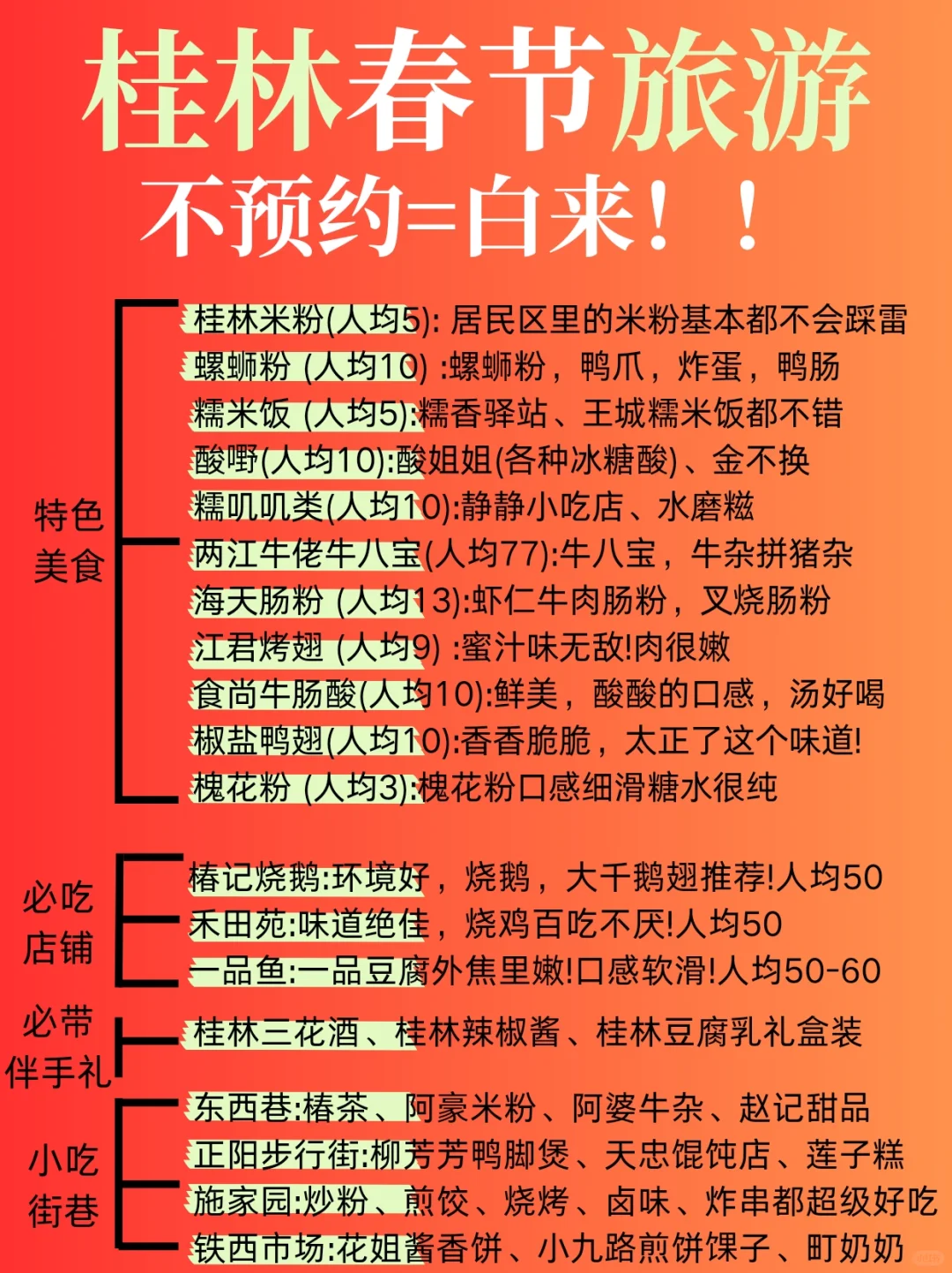 报❗2025春节桂林阳朔各景点营业时间通知