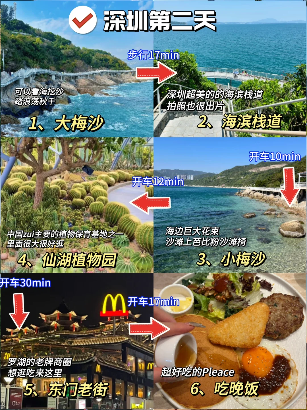 深圳2天1日旅游攻略分享！全是干货总结！！！