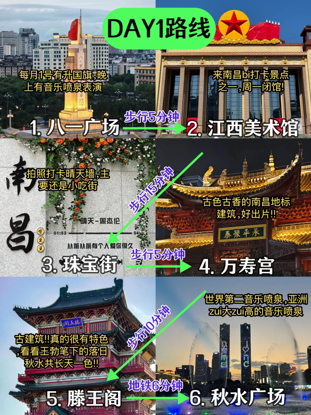 南昌本地人🙋‍♀花了一天时间整理的旅游攻略