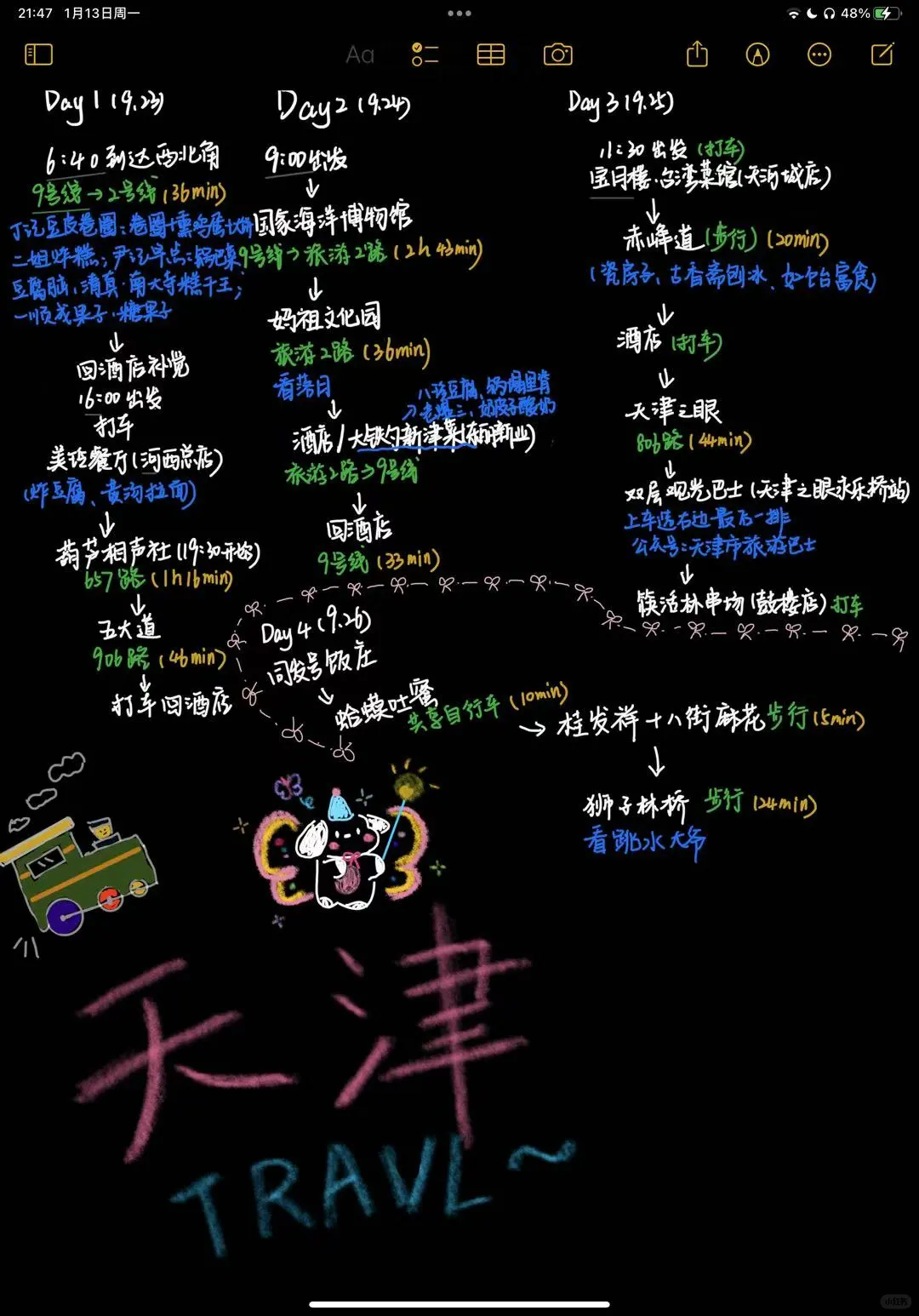 天津旅游攻略四天3晚上（超详细纯分享版）